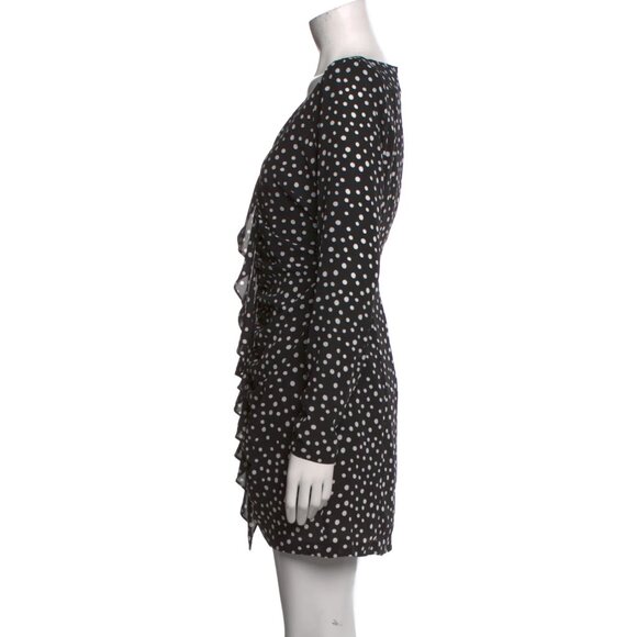 NWT Likely Polka Dot Print Black Mini Dress Size: S | US 4 - Picture 2 of 5